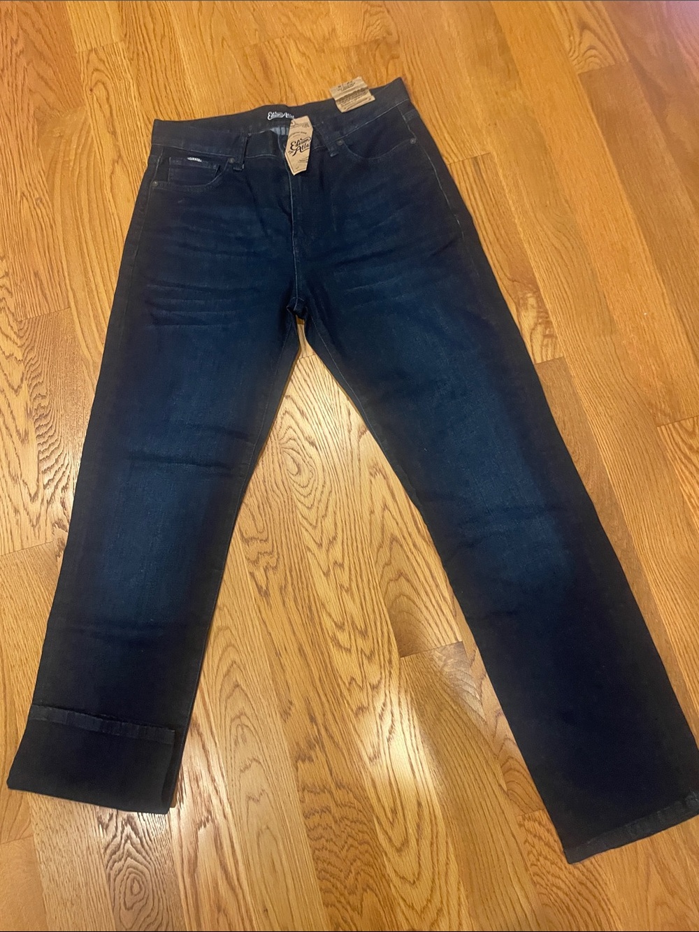 Edison Atlas Straight Leg 5-pocket stretchy durable denim Dark Blue 32/32 (OL2)
